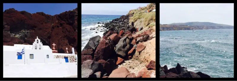 Red Beach (Kokkini Beach) Santorini Greece