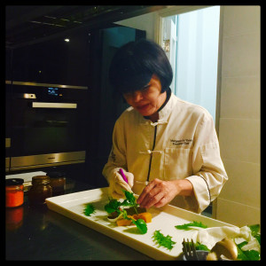 Chef Margaret Xu Yuan doing what she does best. Yin Yang Coastal Hong Kong