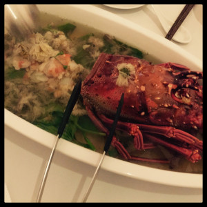 Lobster in Spa Yin Yang Private Kitchen Hong Kong