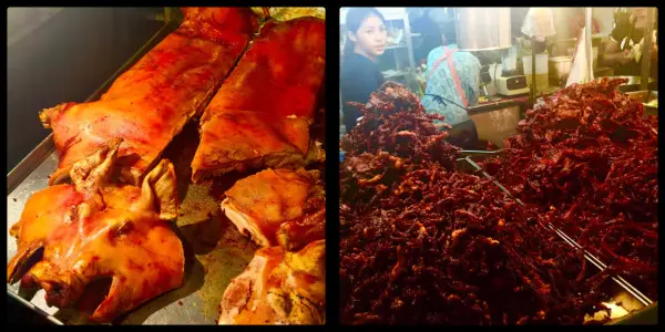 Pork, Pork & more Pork @ Night Market. Hua Hin Thailand