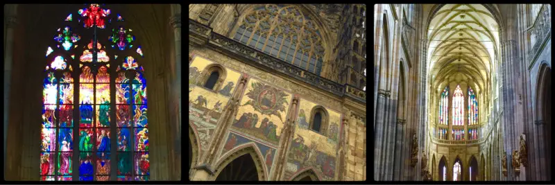 St Vitus Cathedral. Prague Castle. Czech Republic.