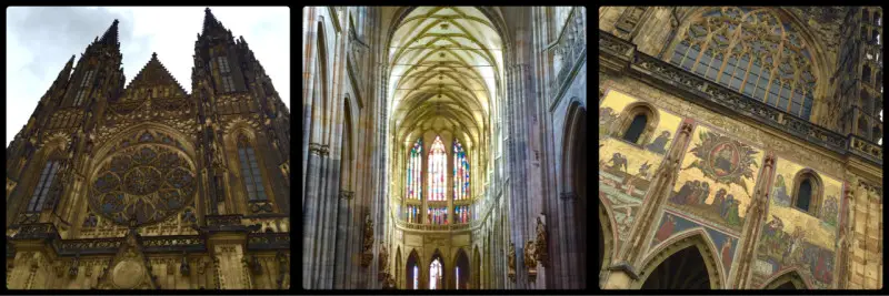 St Vitus Cathedral. Prague Castle. Czech Republic.