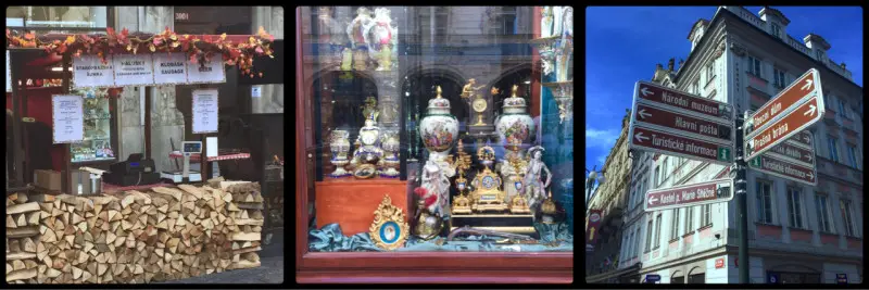 Antiques. Wenceslas Square. Prague. Czech Republic.