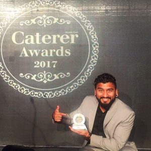 Middle East Bar Manager of the Year 2017. Dubai. UAE.