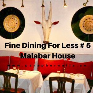 Fine Dining Malabar House Fort Kochi India