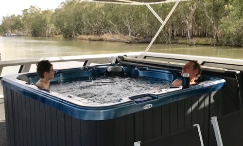 White Houseboats. Mannum. South Australia