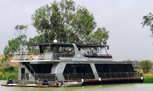 White Houseboats. Mannum. South Australia