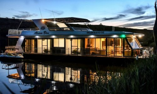 White Houseboats. Mannum. South Australia