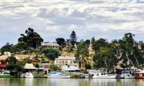 White Houseboats. Mannum. South Australia